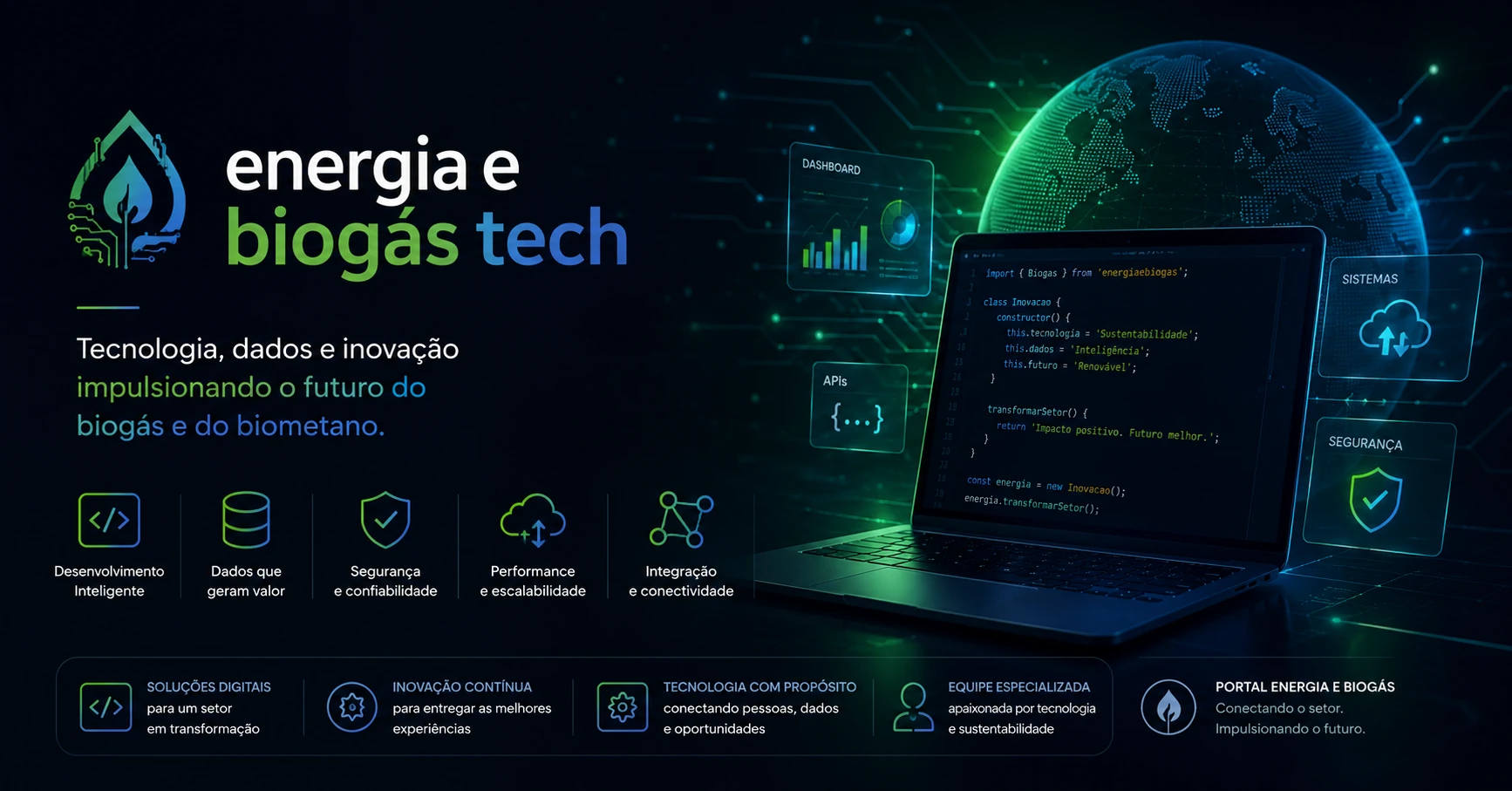 Energia e Biogás Tech - Tecnologia e IA